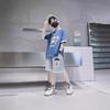 2024 Boys' Summer Short-Sleeved Outfit: Sporty & Stylish Fit for Medium and Large Boys