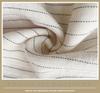 Apricot Striped Linen Wide-Leg High-Waisted Pants for Women - Slimming, Loose, and Casual for Spring 2026.