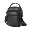 Top Grain Leather Men Messenger Bag Casual Daily Crossbody Shoulder Bag