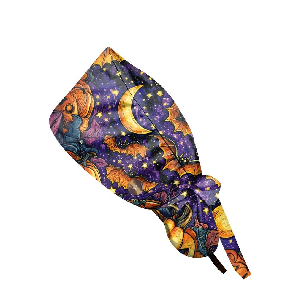 Șapcă de lucru cu imprimeu de Halloween la modă, șapcă casual pentru femei, șapcă de spălat, șapcă Baotou