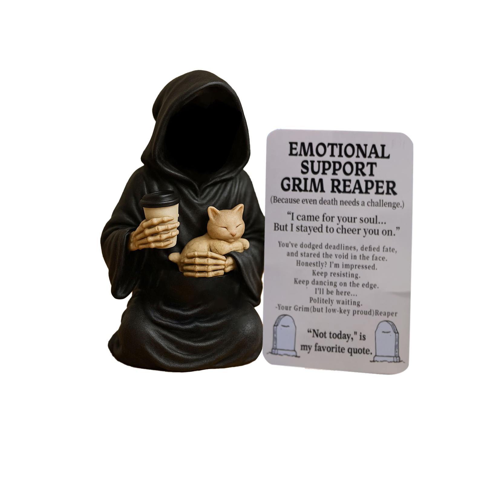 

Interesting Grim Statue Toy Cute High Value Fun Doll,Interesting Home Art Decorations One Size