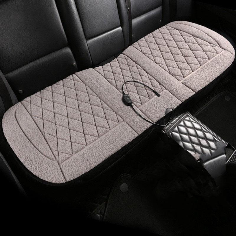 Heated Rear Car Seat Cover Car Heating Cushion Winter Heated Seats Auto Seat Warmer 12V Seat Cushion For Rear Car Seats Cushion