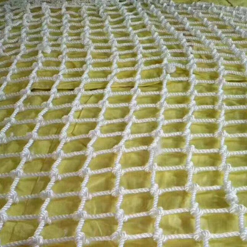 Nylon Safety Net for Staircase & Balcony - Steel Structure Fall Prevention & Anti-Cat Net