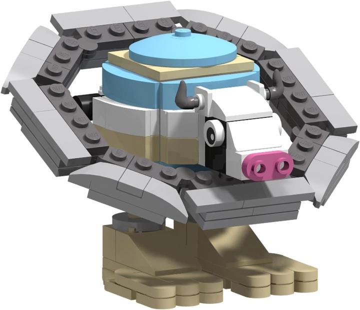 Конструктор Бомбардиро Крокодило, Балерина Капучина, Асасино капучино и др. Итальянский брейнрот Italian Brainrot набор из 6 шт 608 деталей