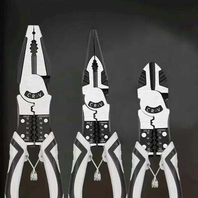 3Pcs/1set Multifunctional Wire Cutters Labor-saving Eccentric Springs Vise Needle-nose Pliers Electrician's Pliers For Home.