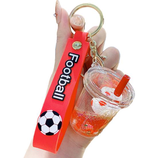 Football Keychain Pendant, 2026 Soccer Game Themed Key Chain, Flexible Strap Football Match Key Ring for Cars Party