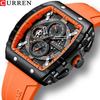 CURREN 8442 Herren Multifunktions Sechszeiger Chronograph Modeuhr