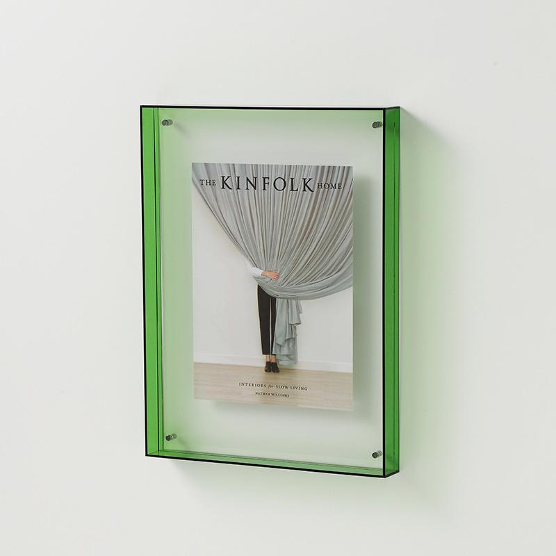 Modern Minimalist Rectangular Acrylic Wall Hanging Display Frame