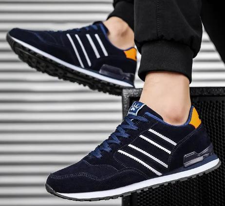

New fashion versatile running shoes low-top Korean version trend lace-up casual sports running shoes youth board shoes men 45
