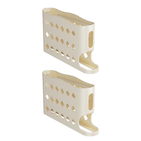 Suport pentru ouă pentru frigider Dispenser automat pentru ouă cu rostogolire Economisire de spațiu Organizator de ouă pe 4 niveluri Suține 30 de ouă pentru frigider Blat de bucătărie