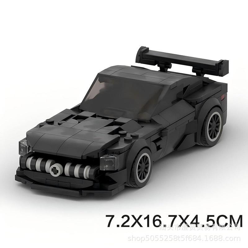 Building Block Sports Car Model Puzzle Building Gift