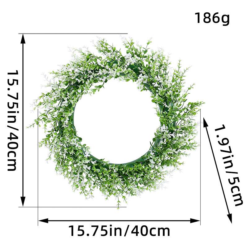 

Spring Wreath Spring Eucalyptus Wreath Simulation Wreath Door Hanging Home Decoration