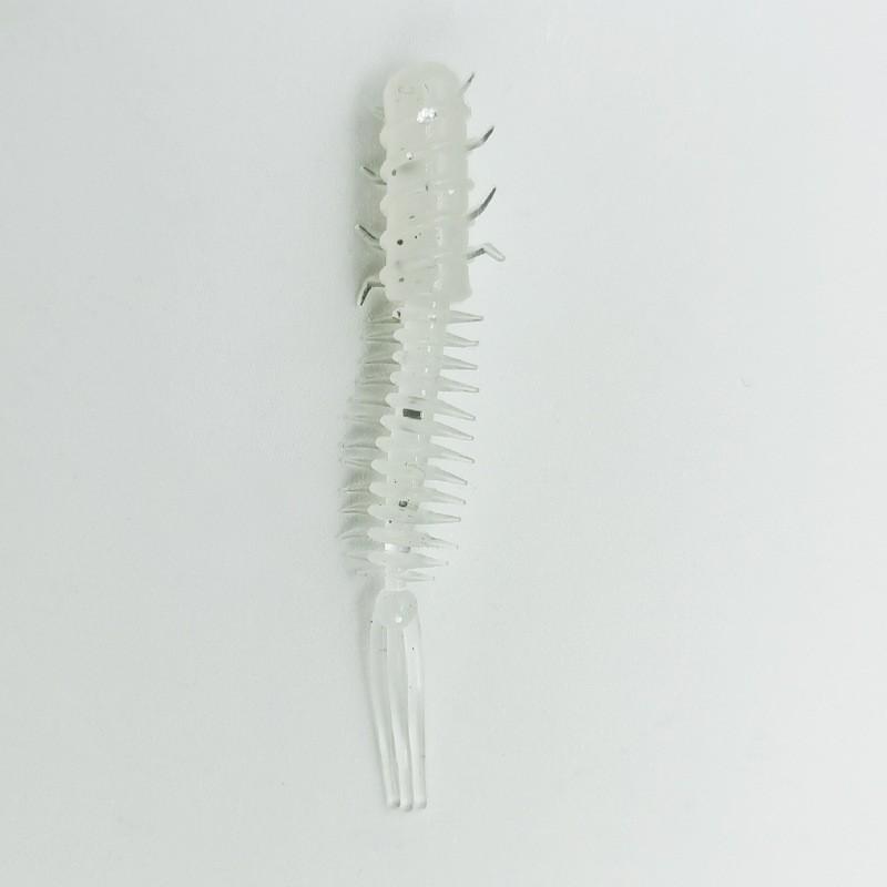 Luya Soft Bait Thread Three-Tailed Soft Worm 4.5Cm Slug Soft Elastic Bionic Luya False Bait