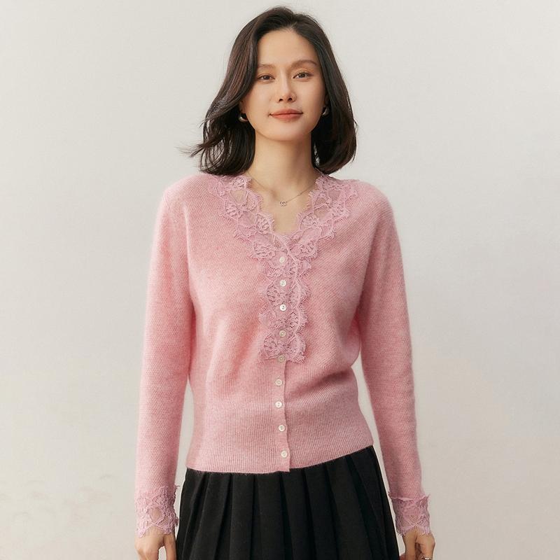 Qinghe 100% Czysty Kaszmir Sweter Damski - Ultra Miękki Luksusowy Zimowy Pulower