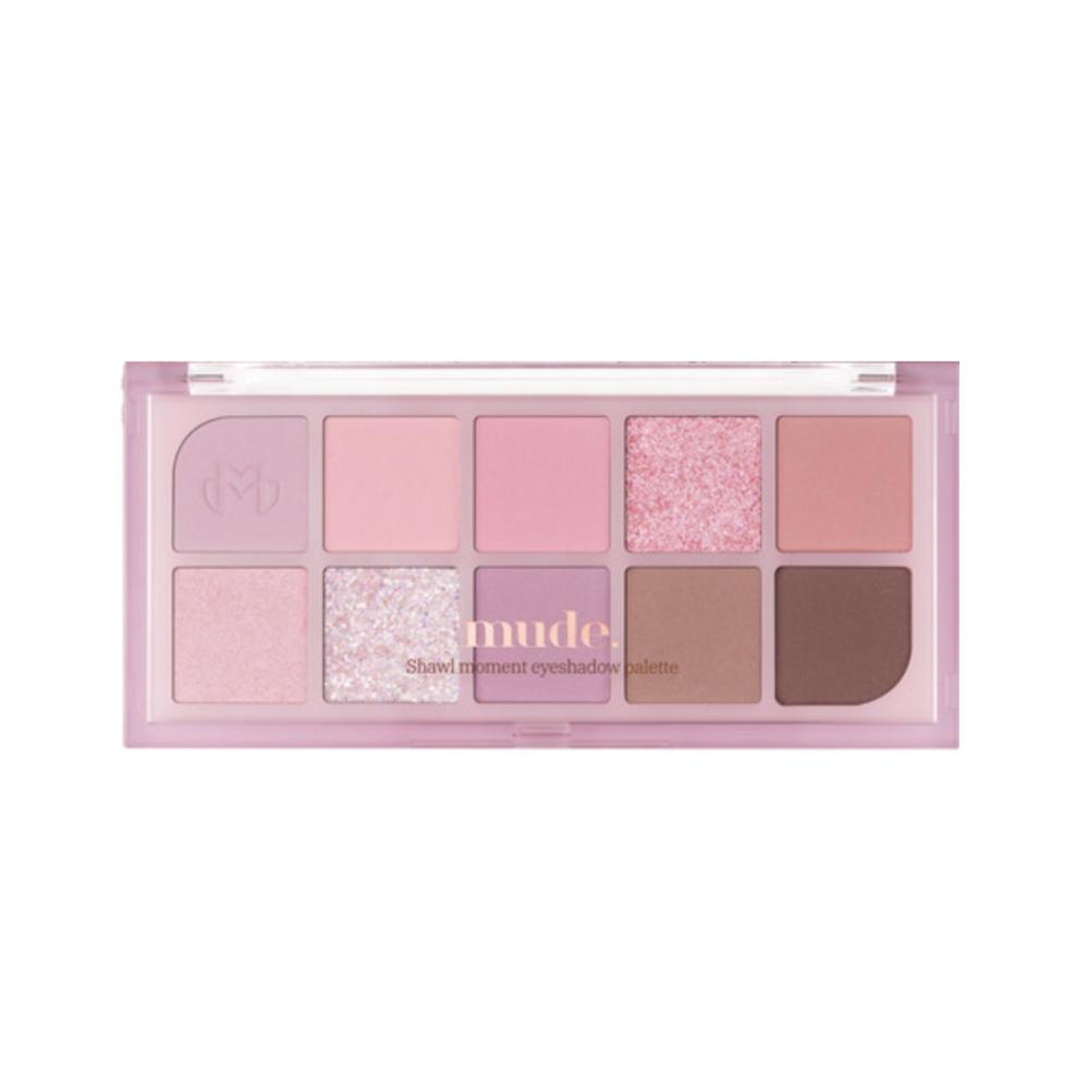 Mude Shawl Moment Eyeshadow Palette, 04 Lilac Moment, 1 Pcs