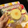 Mousse Kuchen Squishy Spielzeug Langsam Aufgehend Brauner Zucker Mousse Quadratischer Kuchen Langsames Zurückfedern Quetschspielzeug Anti-Stress-Entlastung Handentspannung Geschenk