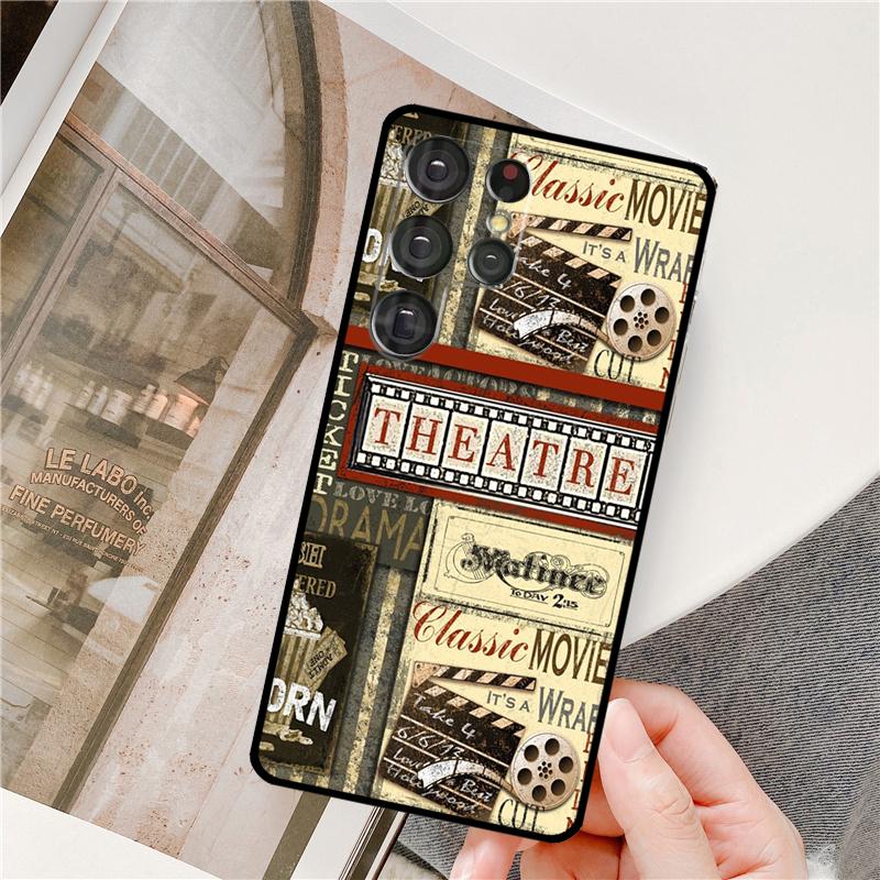 

Clapperboard Phone Case For Samsung Galaxy S24 Ultra S9 S10 S20 S22 S21 Plus S23 FE S25 Ultra Full Cover Galaxy S25