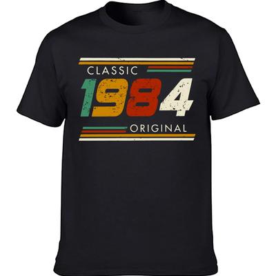 Graphic Birthday Gift Short Sleeved 40 Years Old Born In 1984 Shirt 40th Birthday Summer T-shirt Retro Vintage 1984 Tshirt
