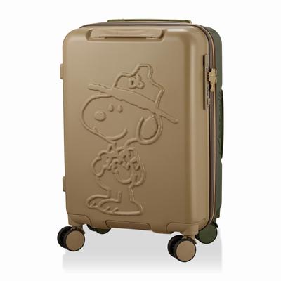 Ο δημοφιλής χαρακτήρας Snoopy είναι πλέον διαθέσιμος ως βαλίτσα Snoopy Zipper Suitcase HAP2285 32L Beagle Scout Khaki! 3,2 κιλά