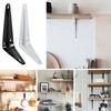 1Pcs New 4-14inch Triangular Bracket Support L-shaped Wall Mount Hanging Mounting Bracket Metal Fixed Shelf Corner Brace
