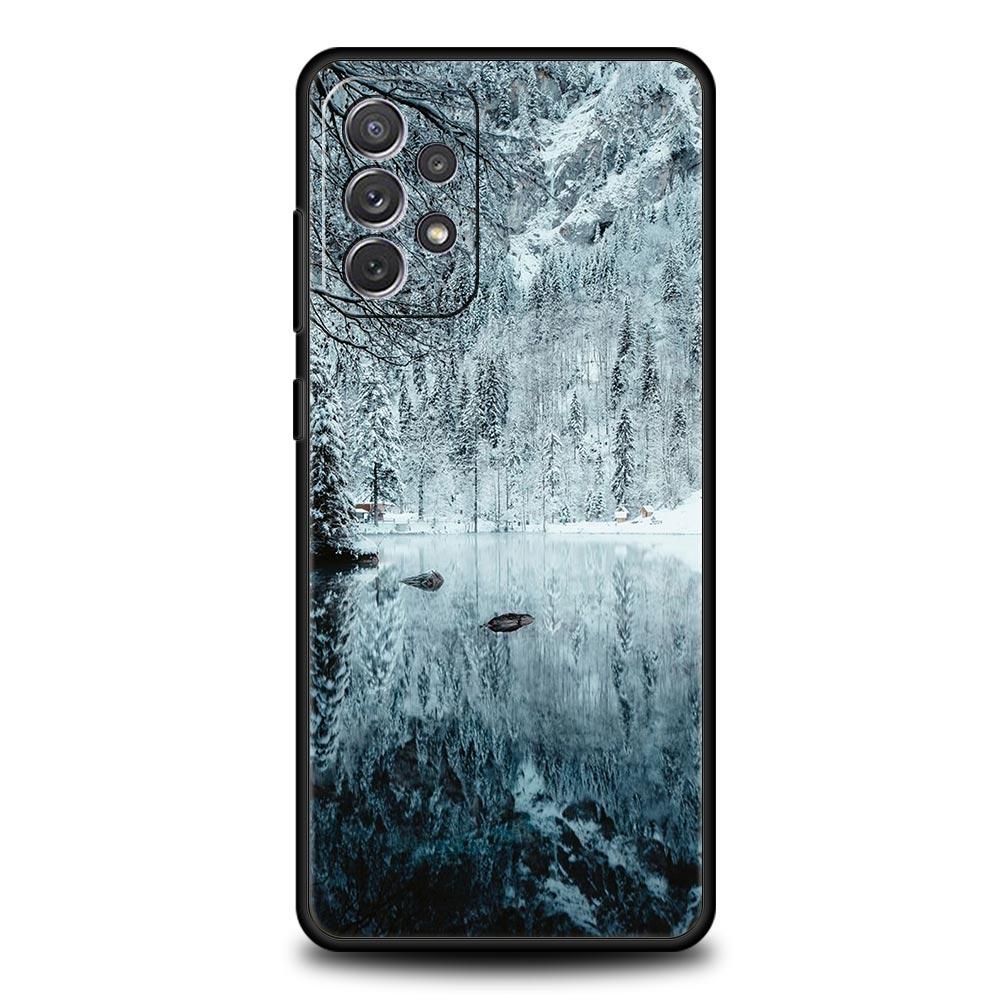 Phone Case For Samsung Galaxy A13 A51 A71 A41 A31 A21S A11 A03S A12 A32 A52 A23 A33 A53 A73 5G Cover Forest Beach Sunrise Nature