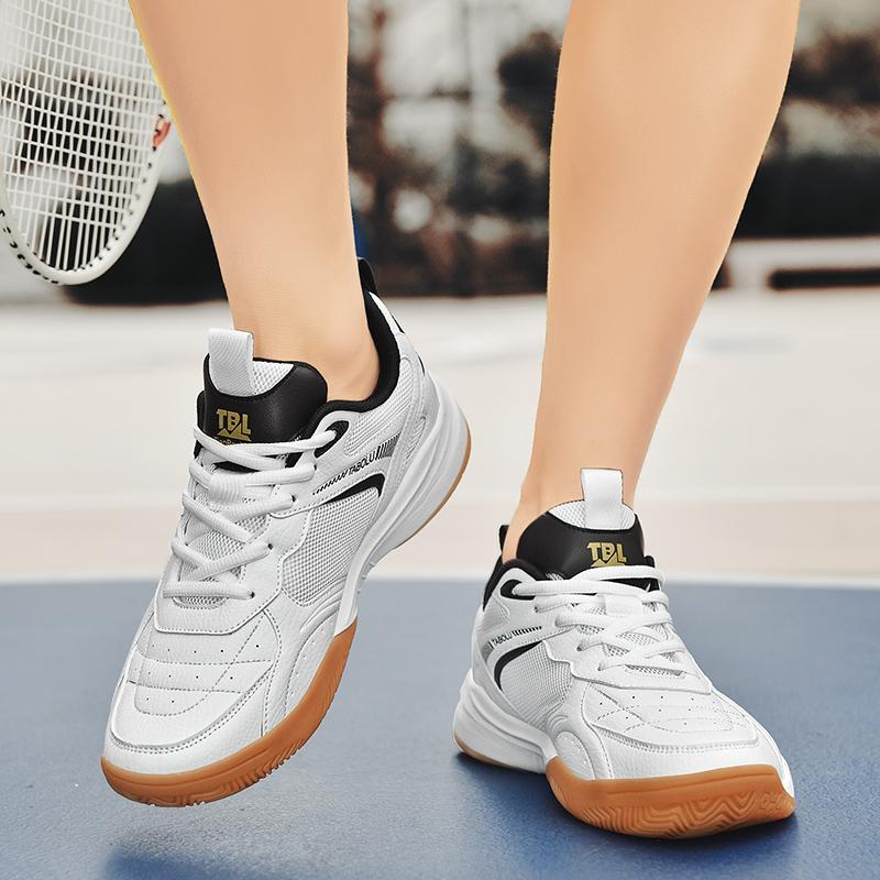 Outdoor Badminton Shoes Men Women Sneakers Breathable Tennis Sport Shoes Table Tennis Training Sneakers Carbon plate Sneakers