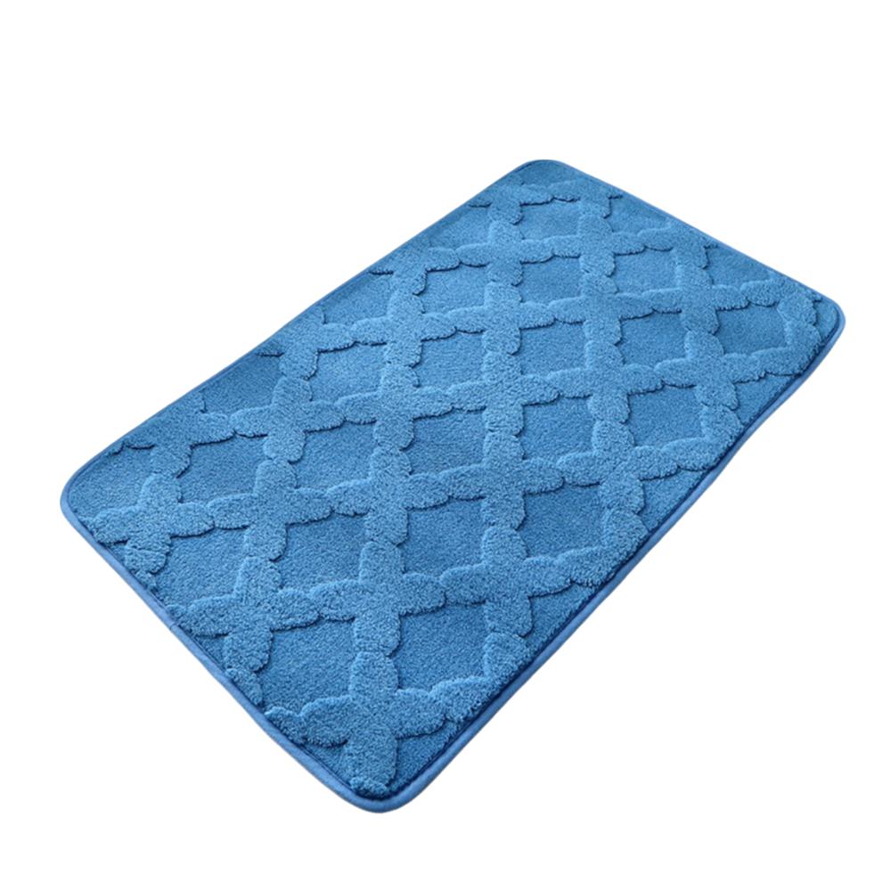 Extra Soft Bathroom Rug Super Absorbent Quick Dry Non-Slip Bath Mat Memory Foam Extra Thick Microfiber Shower Carpet