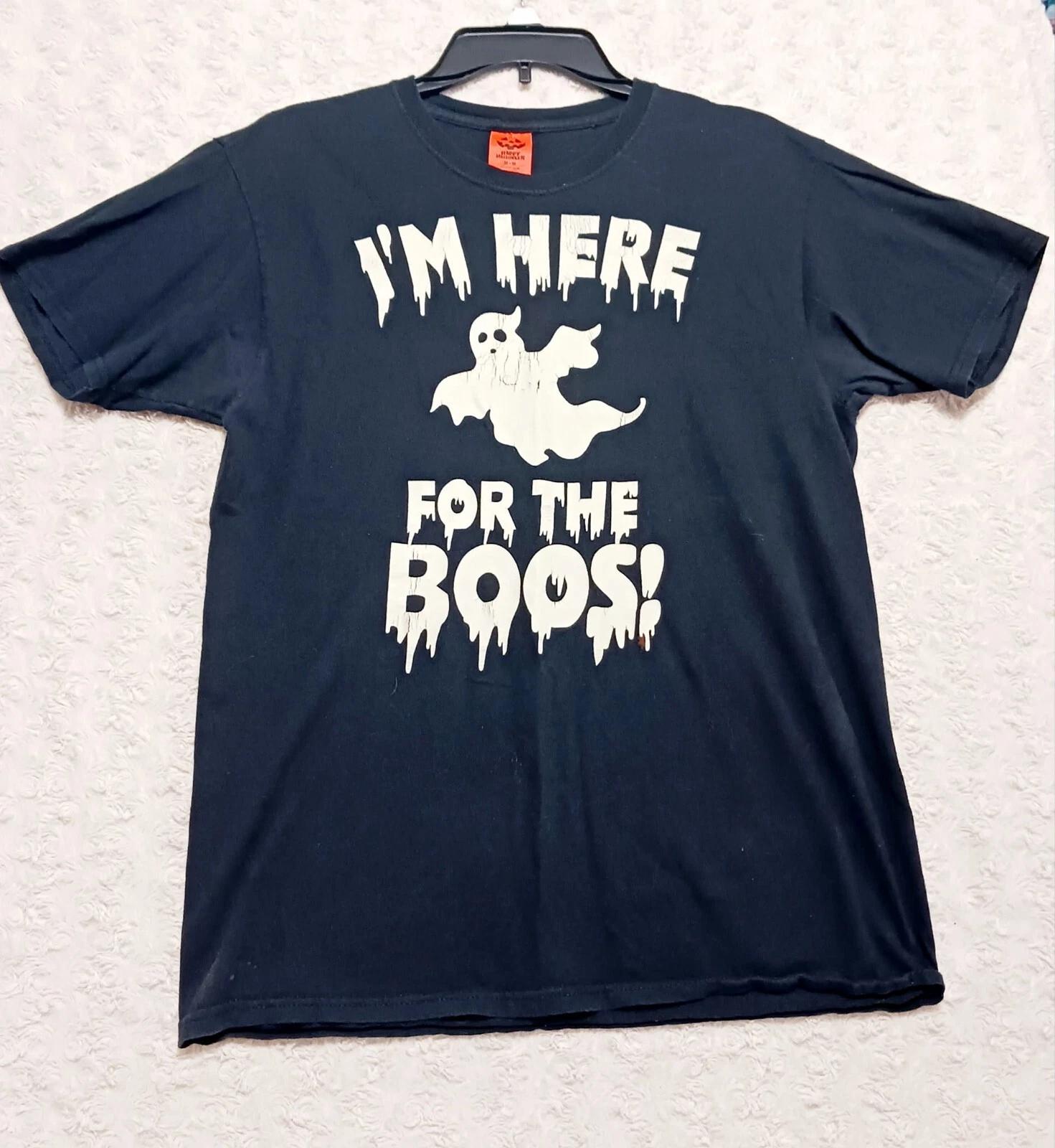 Halloween Tee Shirt I m Here for the Boos! Sz med. XL