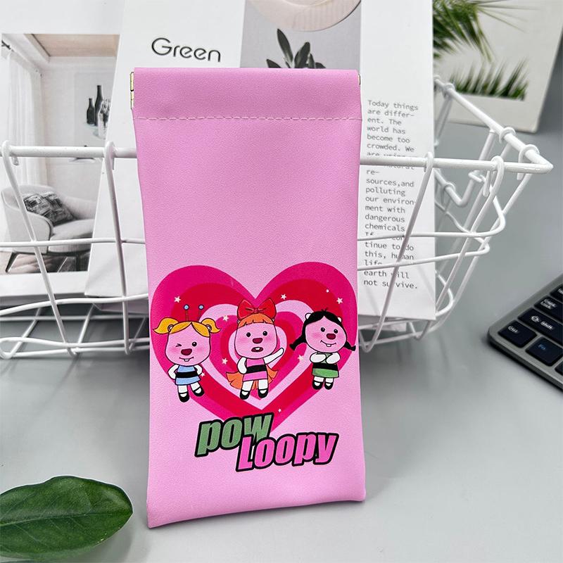 

Мягкий чехол для очков из ПУ кожи, чехол для солнцезащитных очков и очков для чтения, защитный чехол, мешочек для очков, автоматическое закрывание, аксессуары для очков