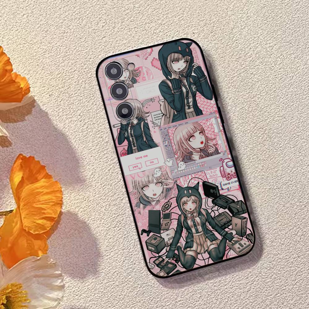 Danganronpa C-Chiaki Nanami Phone Case For Samsung Galaxy A73,A72,A71,A70,A53,A52,A51,Soft Silicone Black Cover