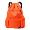 Fitness Drawstring Backpack with Shoe Compartment