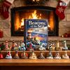 Creative Desktop Accessory Acrylic Ocean Lighthouse Advent Calendar, 24 Day Countdown Box with Daily Unboxing Experience Nautical Retro Scenes