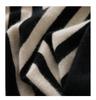 2025 Fall/Winter Women's 100% Cashmere Color Block Retro Stripe Round Neck Pullover Sweater