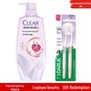 Toothbrush & Clear Shampoo Bundle