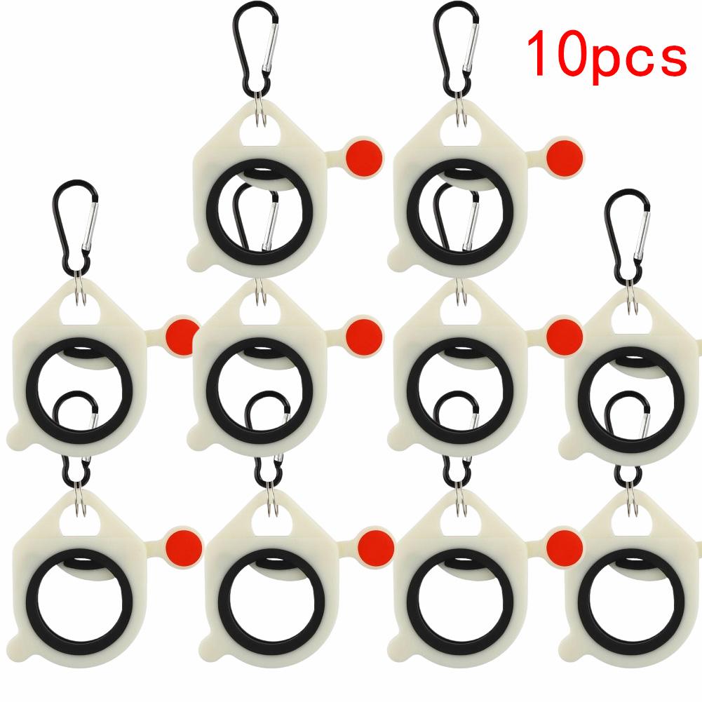 Fluorescent ABS Cable Tie Organizer - Reusable Electrical Wire Ties Clip for Electricians & High-Altitude Work Portable Durable