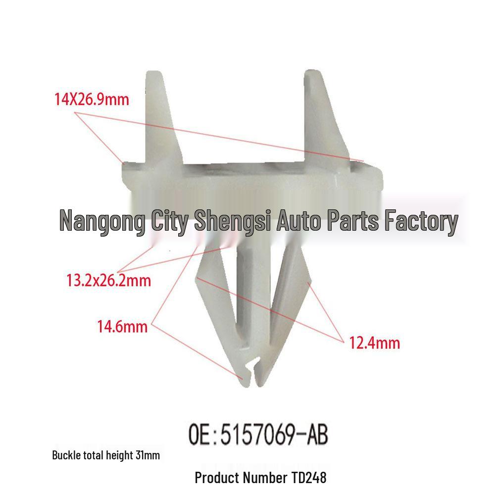 

Jeep Cherokee Liberty Trim Panel Skirt Lining Fixing Clip Decoration Buckle 10000 pieces