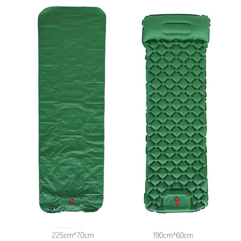 Camping Sleeping Pad Υπερελαφρύ Φουσκωτό Στρώμα Φορητό Μαξιλάρι Αέρα Εξωτερικού Χώρου ύπνου για Ταξιδιωτική Πεζοπορία