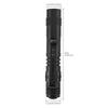 395nm UV Flashlight AAA Battery Powered Mini Blacklight Pocket Clip Black Aluminum Pen Light