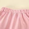 Girls' Summer Casual Sporty Polo Shirt and Skirt Set