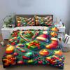 Candy Canes, Gifts, Ornaments. Bedding Sets Duvet Cover Sets Duvet Covers Pillowcases(1*Duvet Cover 2*Pillowcases Without Duvet Insert)
