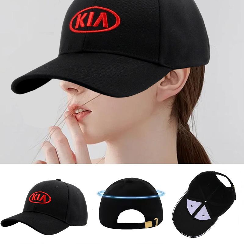 Car Baseball Cap Outdoor Adjustable Casual Hats Sunscreen Hat for KIA Sportage Rio Ceed Picanto K5 K9 Sorento Accessories