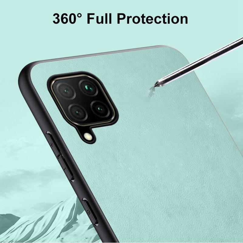 Luxusní pouzdro z PU kůže pro Huawei Nova 7i P40 Lite Zadní kryt Matná silikonová ochrana Pouzdro na telefon pro Huawei Nova 6 SE Nova7 i