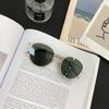 Vintage Korean Round Frame Sunglasses Women Multicolored Trendy Fashion Male Female Eyewear Top Luxury Brand Designer UV400