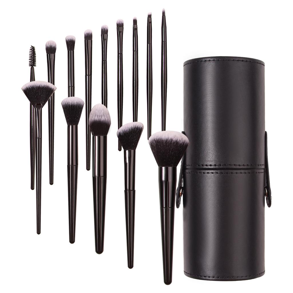 Black Makeup Brush Set Professional Super soft detail brush Blush Brush Foundation Concealer Eyeshadow Brush Women Beauty Tool