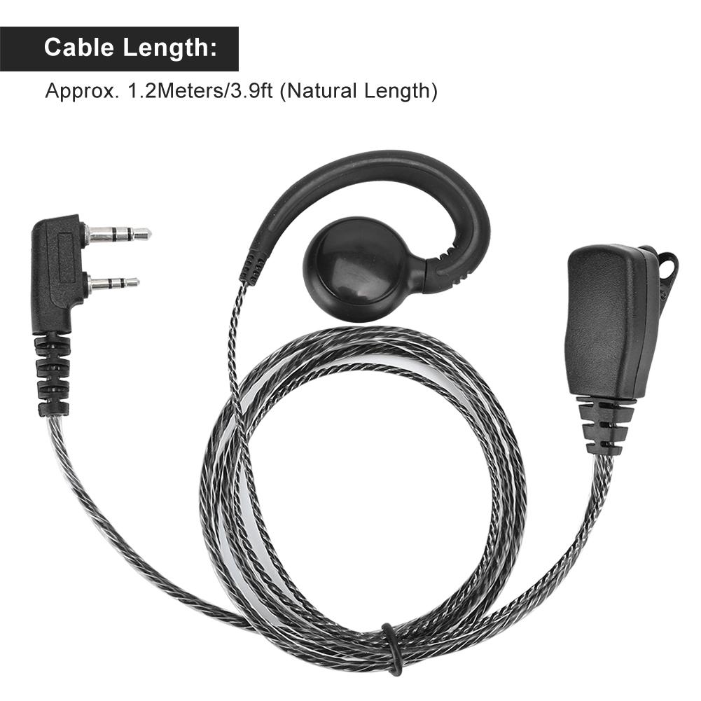 2X HR-81 Walkie Talkie Earpiece Headset 