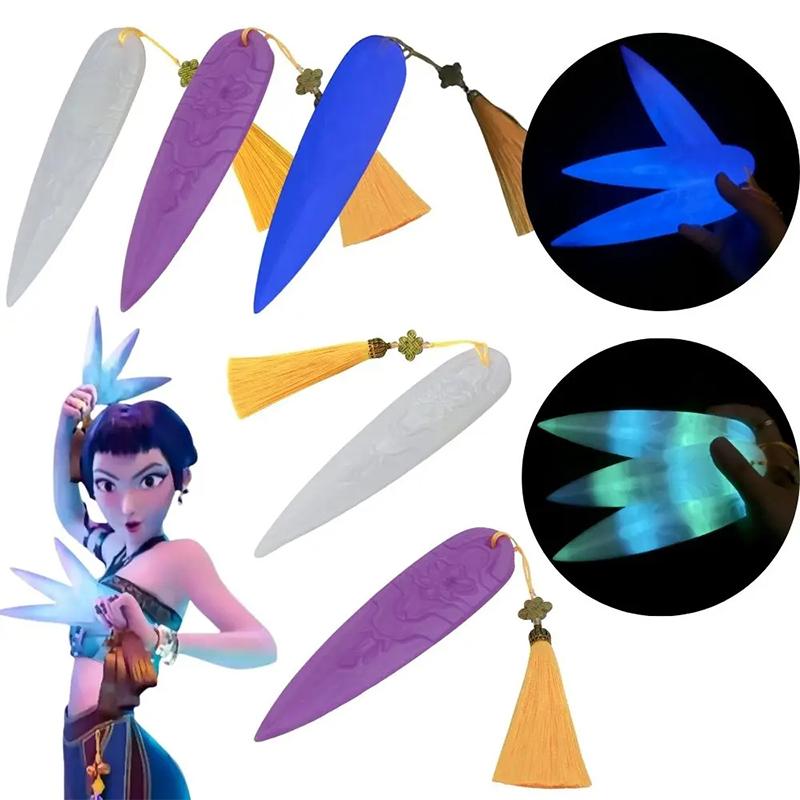 Zoey Kpop Demon Hunters Cosplay Lights Dart Weapons Roleplay Props For Girl Group Idol Halloween Carnival Costume Accessories
