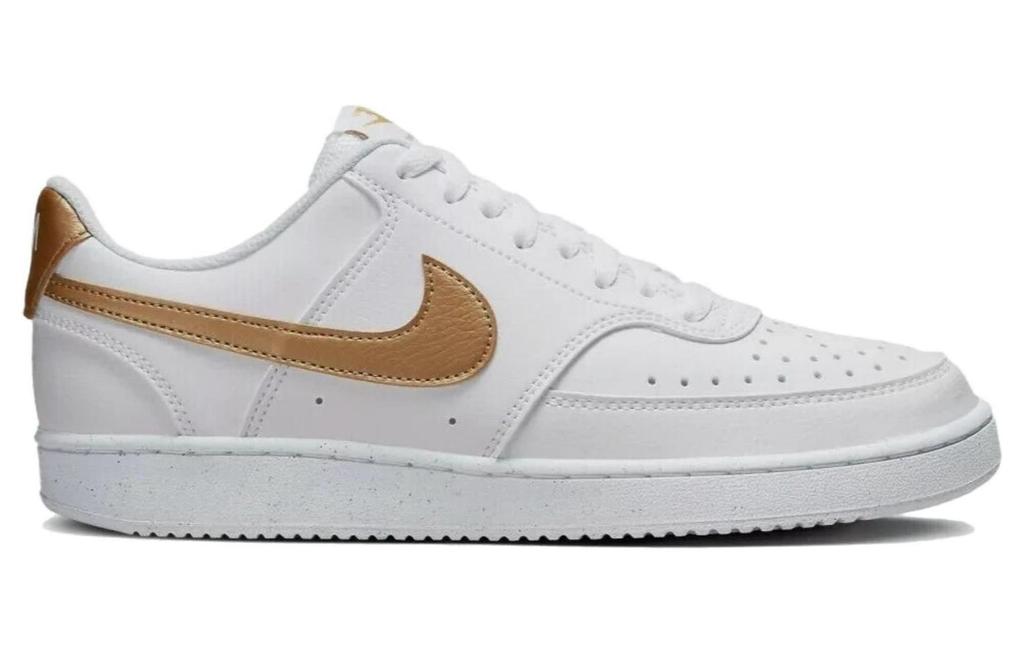 Nike Women's Court Vision Low Next Nature 'White Metallic Gold' DH3158-105