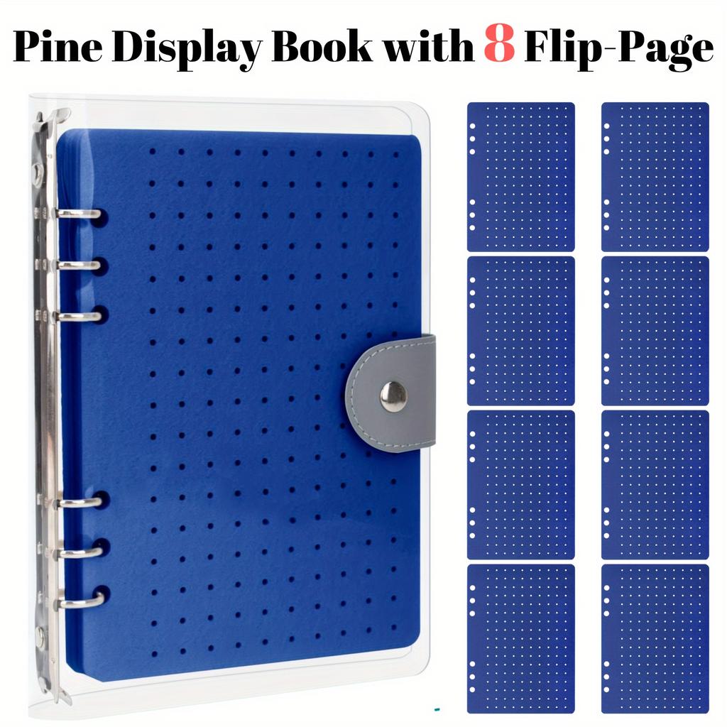 Felt Pin Display Book Storage Pin Storage Case Practical Felt Pin Organizer Bag Protective Cover Brooch Earring Storage Holder