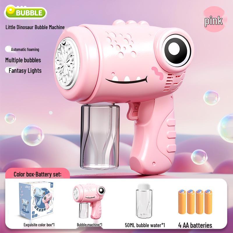 Unicorn Electric Bubble Maker: Kids' Automatic Light-Up Bubble Gun Gift
