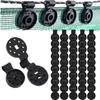 1-100Pcs Shade Cloth Clips, Grommet Clamps for Sunblock Net Mesh Cover, Garden Greenhouse Fabric Fixing Accessories